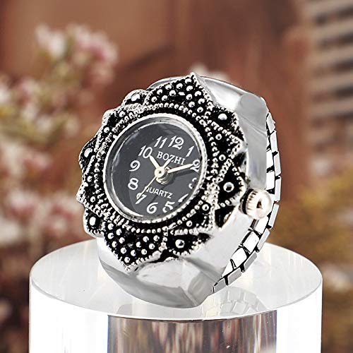 Analog Watch Ring Stretchable Ring Watch for Boys and Girls