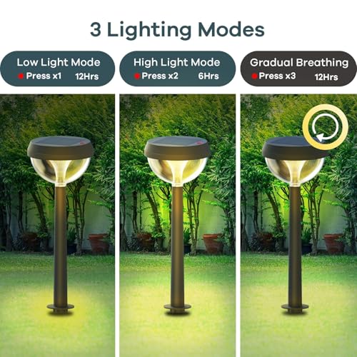 Linkind-Solar-Pathway-Lights-8-Pack-Solar-Outdoor-Lights-Warm-White-Solar-Path-Lights-for-Outside-Waterproof-Adjustable-Solar-Lights-Outdoor-for-Walkway-Yard-Driveway-Backyard Linkind Solar Pathway Lights 8 Pack Solar Outdoor Lights Warm White Solar Path Lights for Outside Waterproof Adjustable Solar Lights Outdoor for Walkway Yard Driveway Backyard
