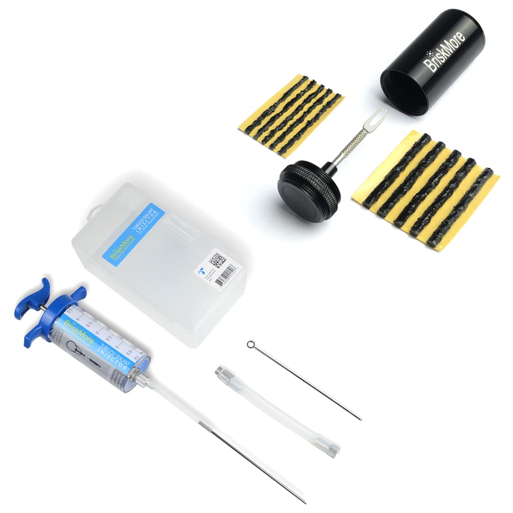 Briskmoretubeless Sealant Injector Tubeless Tire Repair Kit For