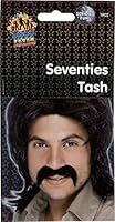 Algopix Similar Product 6 - Smiffys Male 70s Tash Black