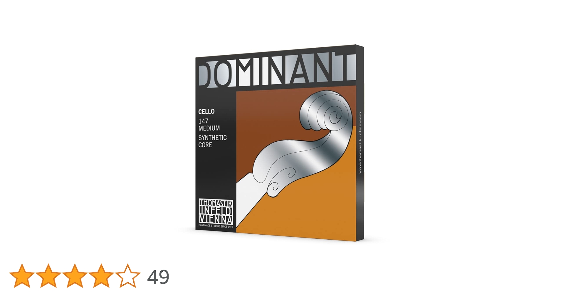 ＜新品/未使用＞THOMASTIK Dominant ドミナントビオラ弦セット② Amazon | THOMASTIK Dominant ドミナント チェロ弦セット 147 | チェロ