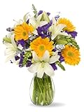 Benchmark Bouquets Cheerful Celebrations, With Vase