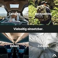 qeedo Comfort Pillow - kompaktes Reisekissen aus Memory Foam (38 x 28 cm) - Ultraleicht mit 500g - bequemes Campingkissen für Camping-, Auto-, Zug- oder Flugreisen – Ansicht 5