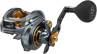 Piscifun Alijoz Baitcaster Fishing Reel, 300 Size Aluminum Frame Baitcasting Reel, 33Lbs Max Drag, Freshwater & Saltwater Low Profile Casting Reel for Musky, Available in 5.9:1/6.6:1/8.1:1 Gear Ratio