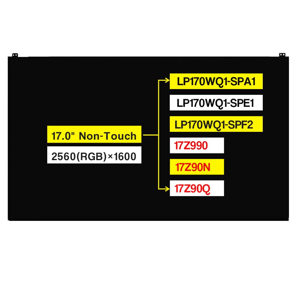 Photo 1 of POBRIDA LP170WQ1-SPA1 Screen Replacement for LG Gram 17"