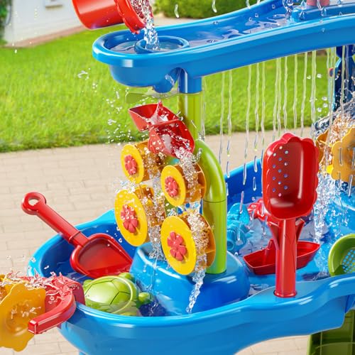 NIPLOOOW 3-Tier Water Table for Kids