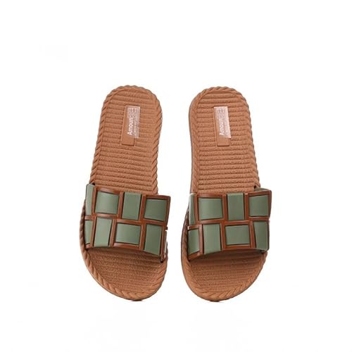 شبشب بورتريه للنساء بلون زيتي - امون، مقاس 39 EU