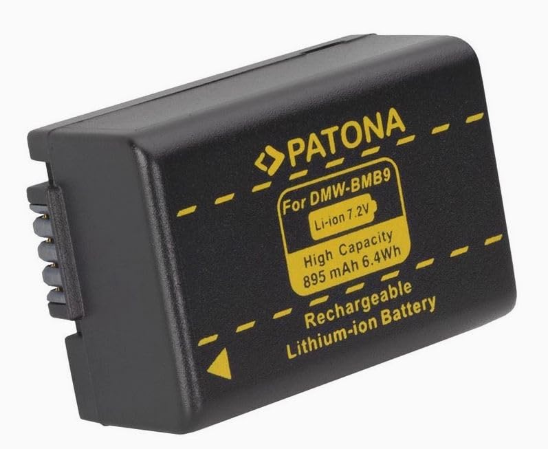 Batterie DMW-BMB9 pour remplacer votre bloc usé en voyage