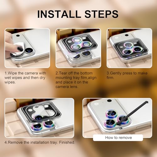 Évitez les rayures : protection objectif iPhone 17 Pro Max verre 9H - 7
