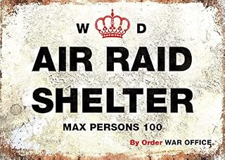 World War Poster GB WW2 WW1 Army Bunker Air Shelter Vintage Retro Man Cave Bar Pub Shed Novelty Gift Aluminium Metal Tin Wall Décor Sign