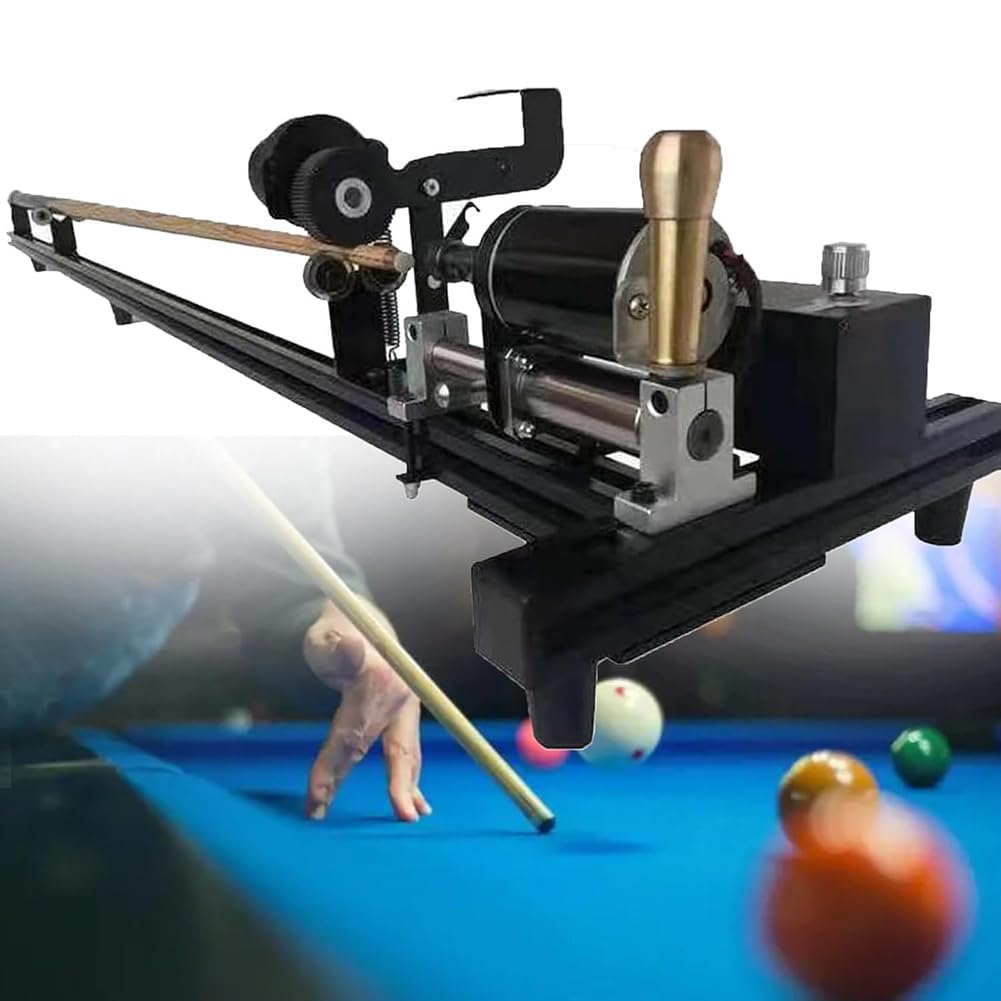 Outil de réparation de Pointes de Queue de Billard, Tour de réparation Professionnel pour Billard, Machine Universelle Applicable à la réparation et à l'entretien des queues de Billard, kit de répara