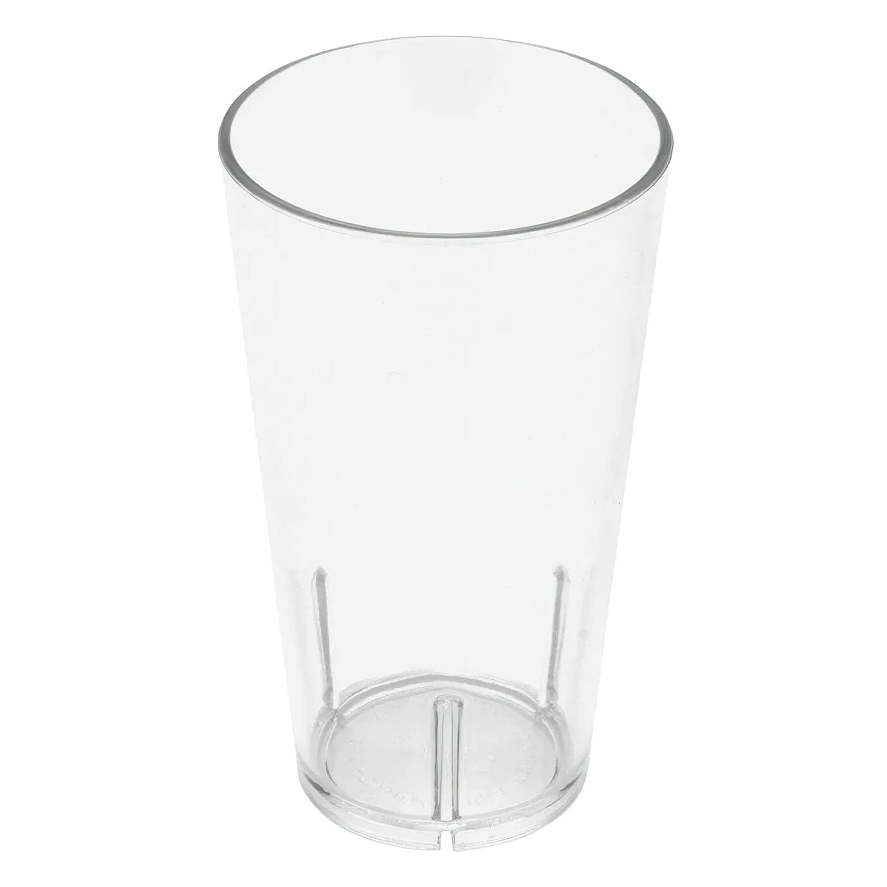 16 oz. 5.75" Clear Break Resistant Tall Cocktail Shaker Glasses, by GET S-15-1-CL-EC (Pack of 24)