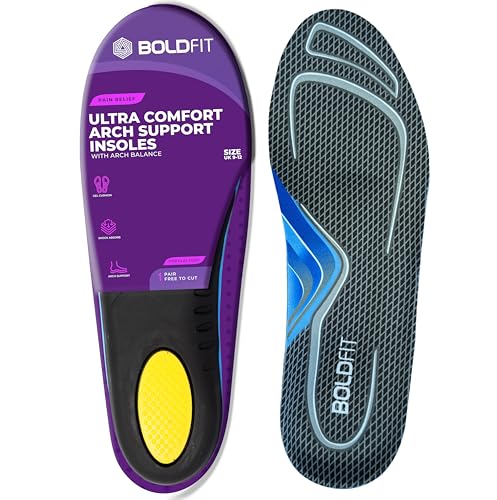 Boldfit Arch Support For Flat Feet Silicone Insole for Shoes Men ...