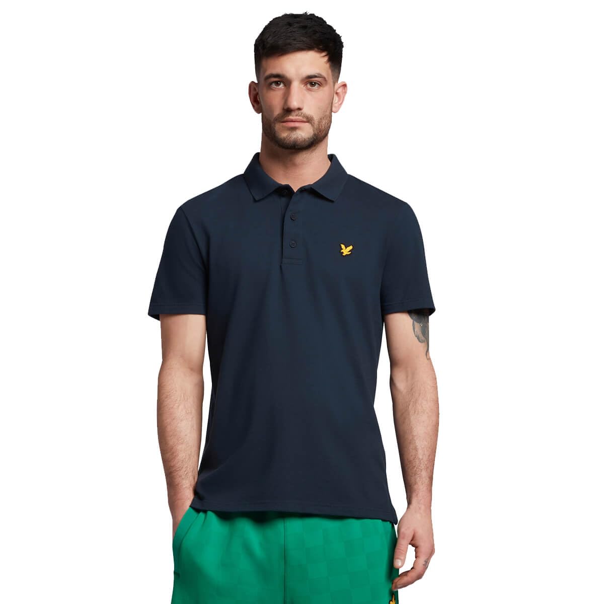 Lyle & Scott Mens Sport SS Polo Shirt - Dark Navy - S