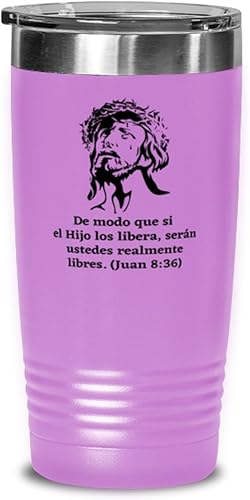Regalos religiosos para hombres - Espiritualidad cristiana y vida de oración para matrimonio, aniversario, primera comunión - Vaso de Vino color