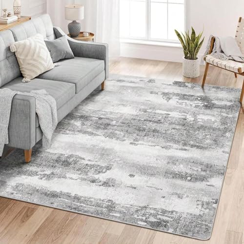 Tapis de chambre lavable et doux format 120x170 pour un salon cosy moderne