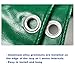 Heavy Duty Tarps with Metal Grommets, 0.5mm Thick（19 mil）, Dustproof and Windproof, Shade UV Resistant Tarpaulin Tarp for Garden, Camping & Furniture Cover (2.9x3.5m/9.5x11.4ft)