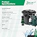 Zoeller 105-001 Automatic Drain Pump System - With 3/10HP Submersible Sump Pump M53 - Utility Pump Ideal for Basements, Wet Bars, Utility Sinks, Dishwashers & Ice Machines - 115V