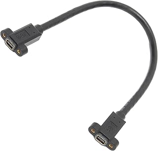 Sanpyl Cabo Mini DisplayPort, Mini DisplayPort Fêmea para Mini DisplayPort Fêmea 8K 60HZ 4K 144HZ Adaptador Displayport 30 cm para computador, monitor