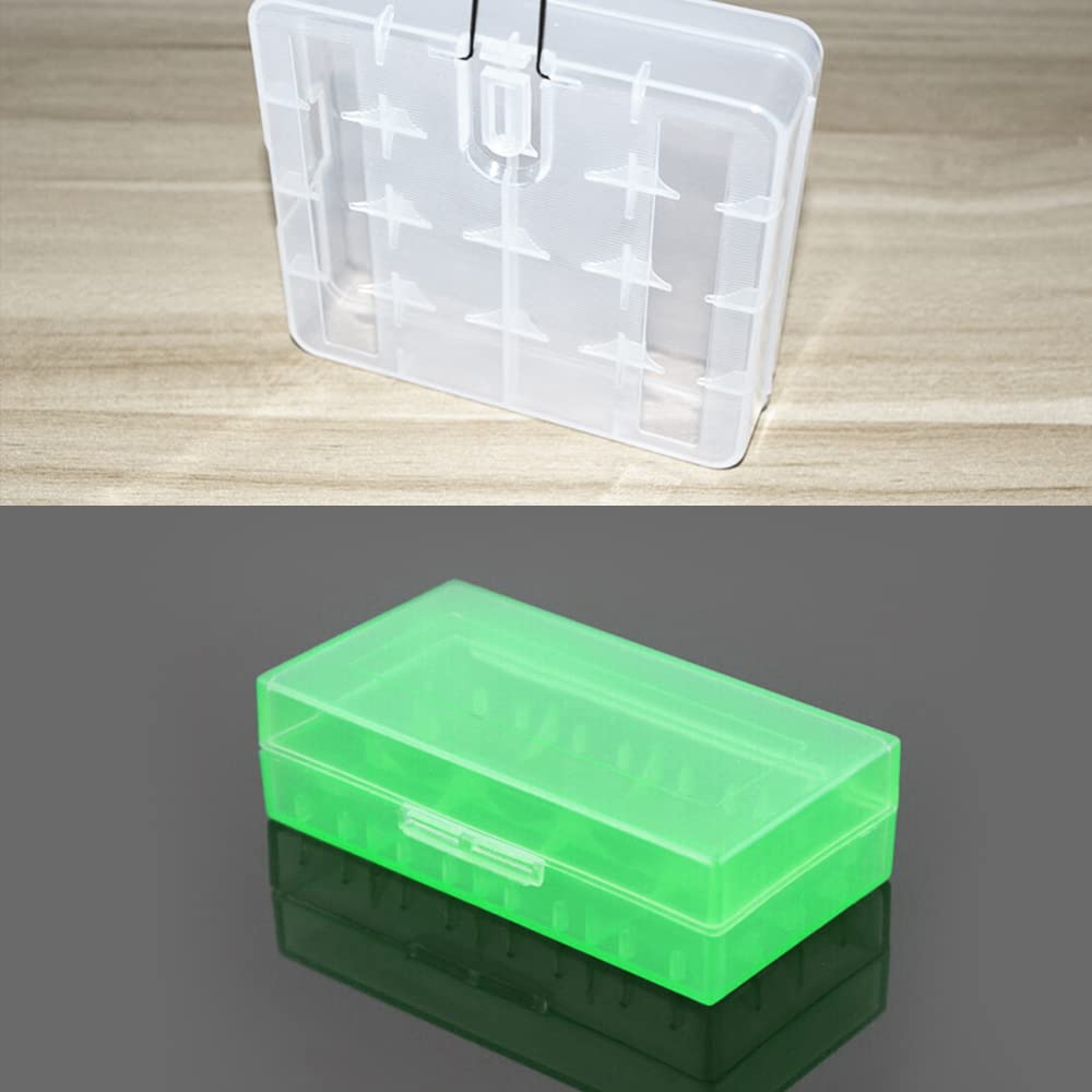 4 Custodie Batterie 18650 - Portabatterie Plastica Bianco | Organizza E Proteggi 8 Batterie Cadauna - Foto 8