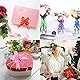 Cisolen 120 Stück Schleifen Geschenkschleife Geschenkschleifen Ziehschleifen Geschenkverpackungen Schleife Geschenk für Geburtstag Geschenkkorb Blumen Party Hochzeit Weihnachten Dekoration