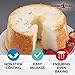 Nordic Ware Naturals 2-Piece Angel Food Pan with Removable Cone