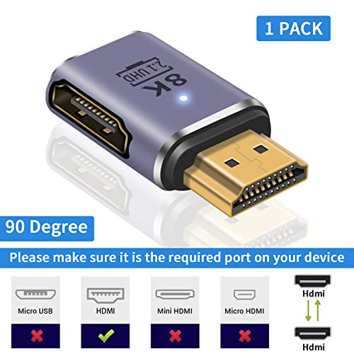 Maxhood HDMI 2.1 90 Degree Adapter - Image 2