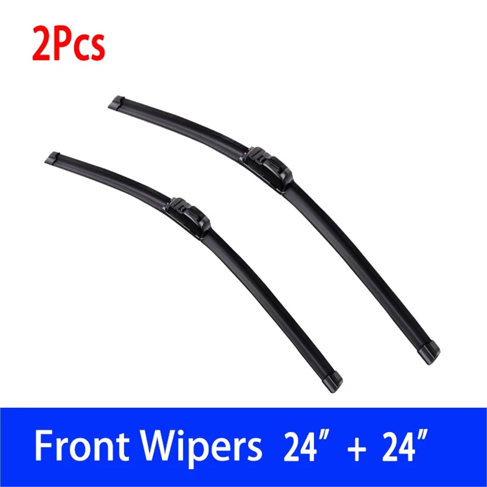 Limpiaparabrisas Delantero Para Coche Compatible Con Opel Para Meriva A 2003-2010 Limpiaparabrisas De Coche Limpiaparabrisas Sin Hueso De Goma Suave Para Tipo U Automotriz Silencioso HD 24"+24"