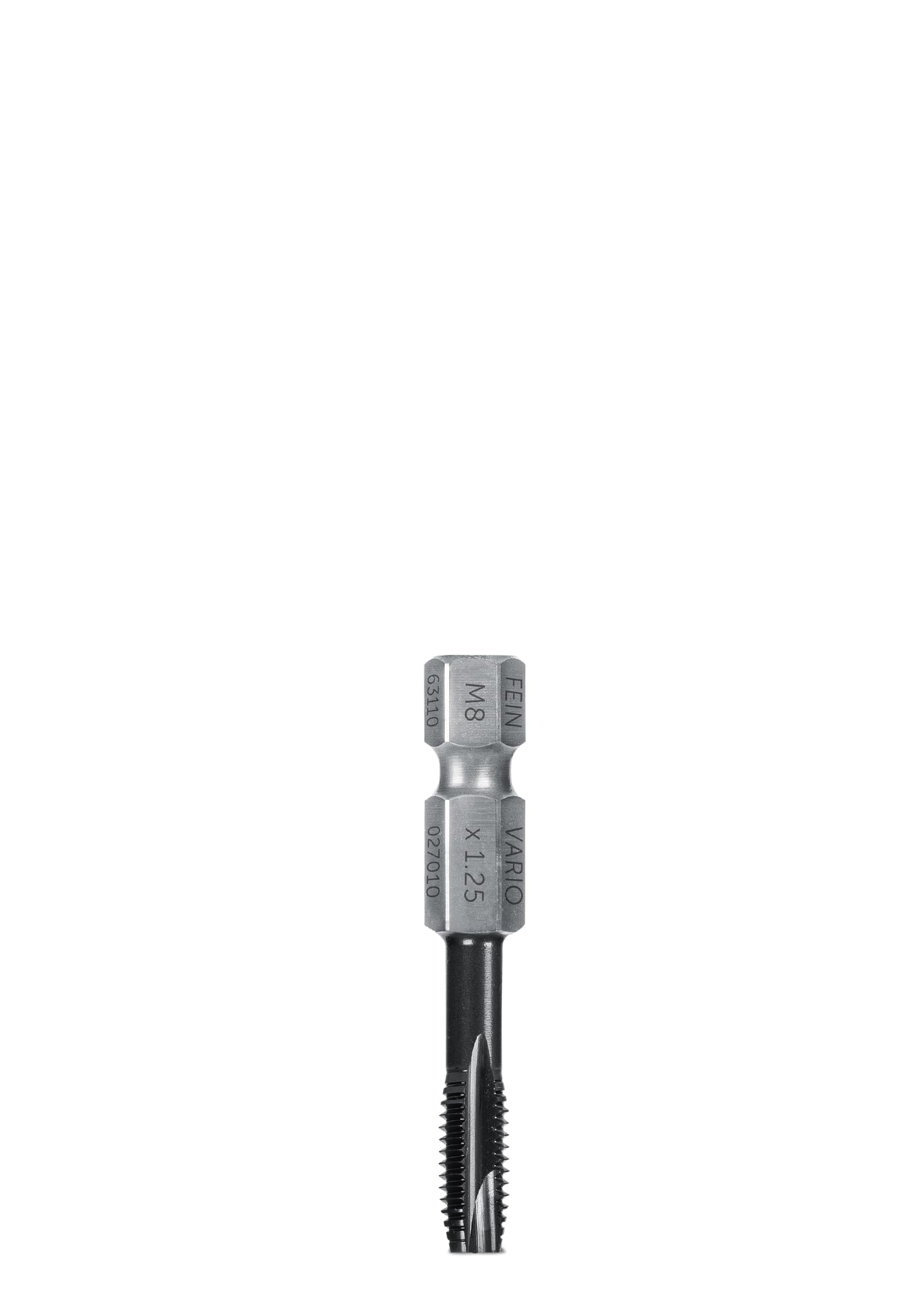 FEIN Macho de Roscar VARIO M8 para Agujeros Pasantes, Alta Resistencia del Material, a poco desgaste y fricción, Accesorio Roscador