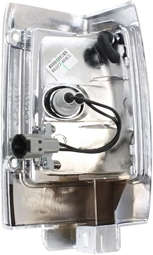 Miniatura 2 de Par de luces de posición laterales delanteras para camioneta Nissan 1990-1997, lado del conductor y del pasajero, brillante NI2550107 NI2551107