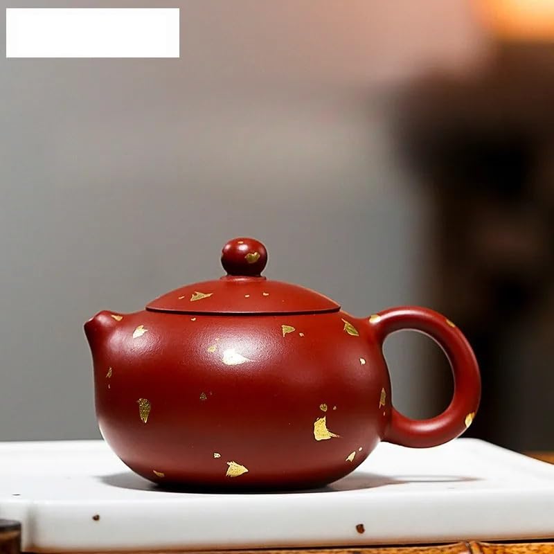 Teiere Teiere in Argilla Viola da 100 ml Pentola Fatta a Mano Minerale Grezzo Fango Tea Maker Bollitore Zisha Set da tè for tè Teiere Caffettiera Teiera