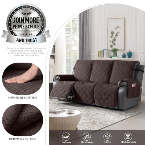 TAOCOCO 3-Piece Waterproof Recliner Cover