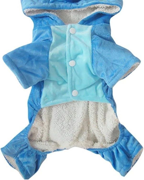 Ropa para Perro con Capucha Tibia, Disfraz de Tiburón, Talla Grande miniatura 6