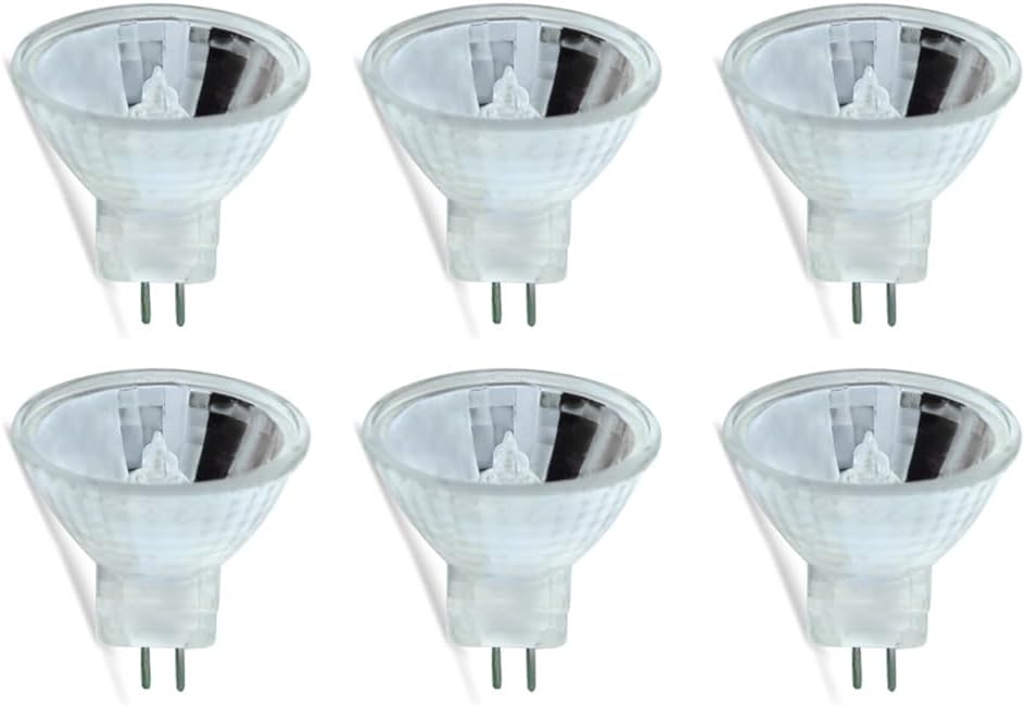 lumenivo MR11 12V 35W Halogen Light Bulb Replacement GZ4/GU4 2-Pin Base - 30° Beam Angle Dimmable Spotlight Bulb - 2925K Warm White - 6 Pack