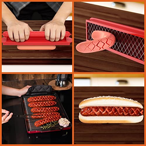 Hotdog Slicer, Hot Dogs Cutter Tool Sausage Slicers For BBQ, Portable Lightweight Slot Dog Cutter Tool For Outdoor… - Image 4