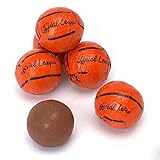 Solid Milk Chocolate Basketballs - 1 Pound