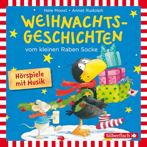 Weihnachtsgeschichten vom kleinen Raben Socke: Alles Advent!, Alles glitzert!, Alles in Eile!, Alles weg! (Der kleine Rabe Socke): 1 CD
