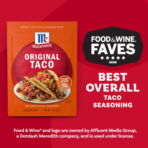 Image of McCormick Original Taco Seasoning Mix, 1 oz (Pack of 24)