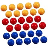 Bolas de bingo de plástico: el material es seguro y duradero, resistente al desgaste y práctico para un uso prolongado, bolas numeradas