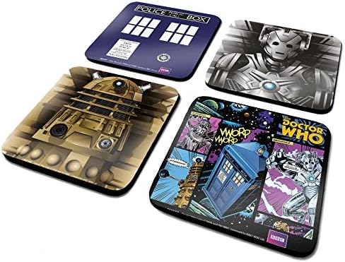 DOCTOR WHO 4 Coaster Set
