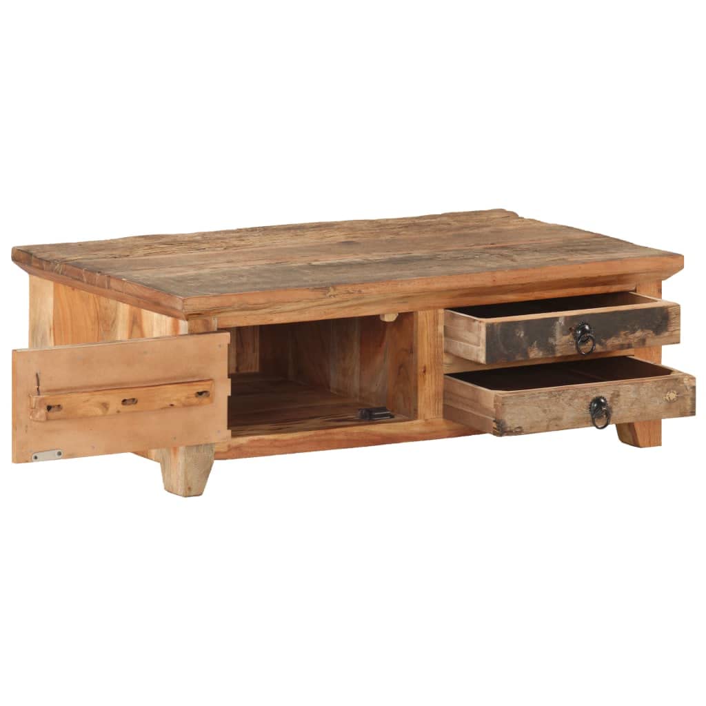 Couchtisch Golden Wohnzimmer Tisch Esstisch Massivholz Altholz Edelstahl Beistelltisch Side Table Möbel Einrichtungen Wohnaccessoires