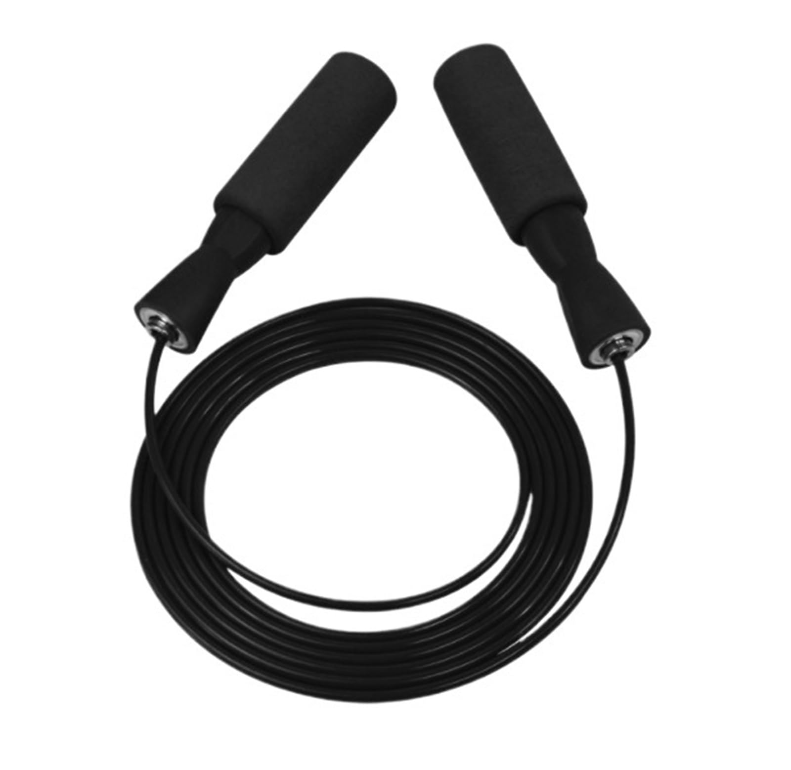 Springseil Heimtraining Fitness-Springseil, Verstellbares Seil for Aerobic Und Trainingstraining Für Fitness Gewichtsverlust(Black)