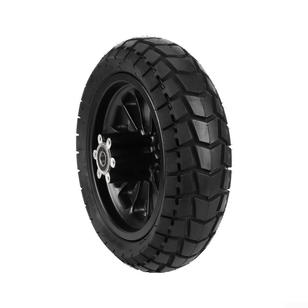 Mozzi ruota anteriore scooter elettrico per Kukirin A1 con pneumatici 10x2.75-6.5 10 pollici in lega di alluminio e gomma nera