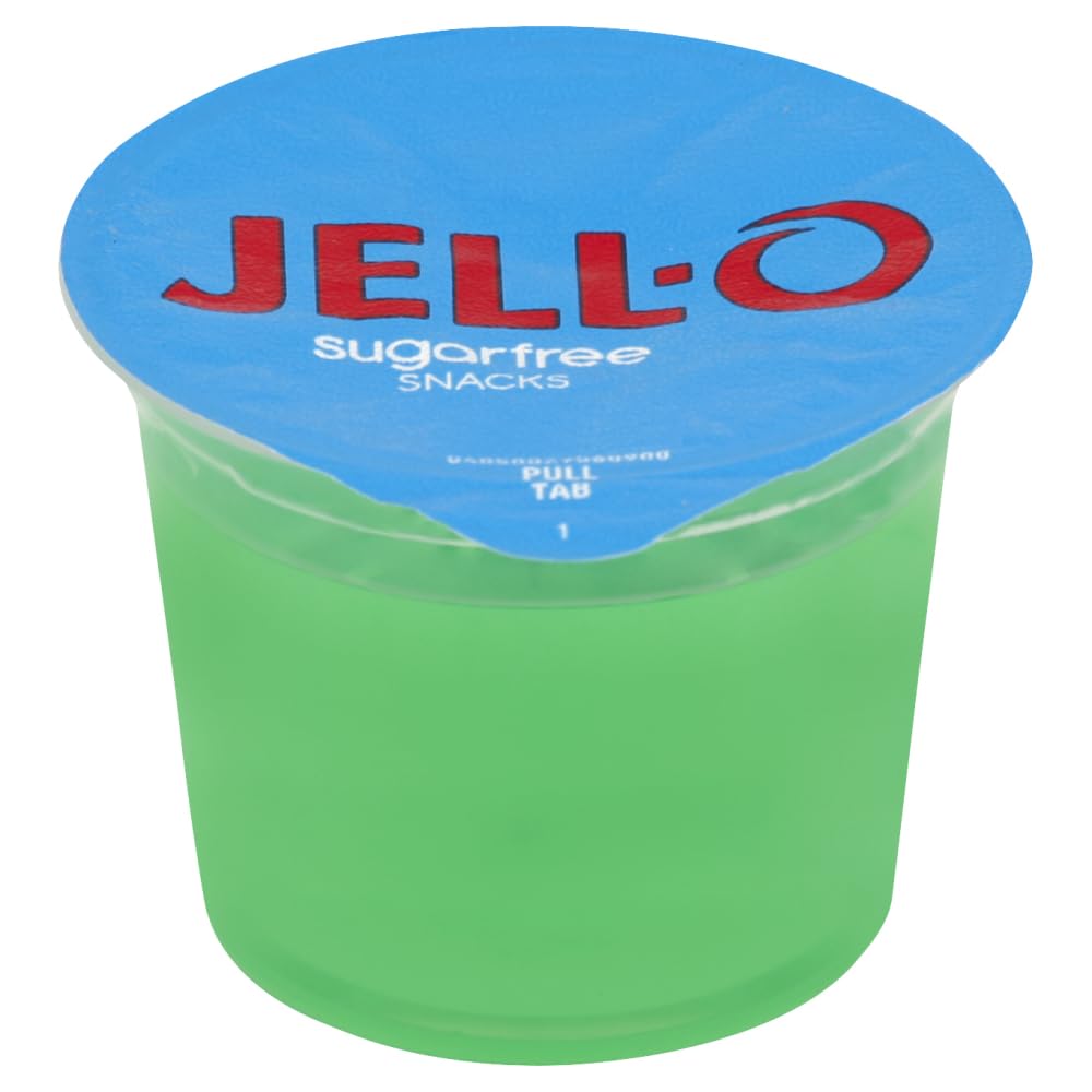 JELL-O Jell-O Gelatin Snacks Lemon-Lime Sugar Free 12.5OZ (Pack of 6)
