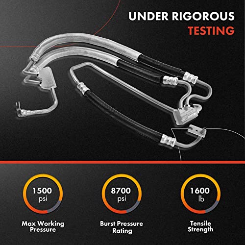 A-Premium Power Steering Hose Pressure Hose Line Assembly Compatible With Buick Lacrosse 2010-2016 Allure 2010 Cadillac Xts Pump To Gear/Rack Pinion #TOP1