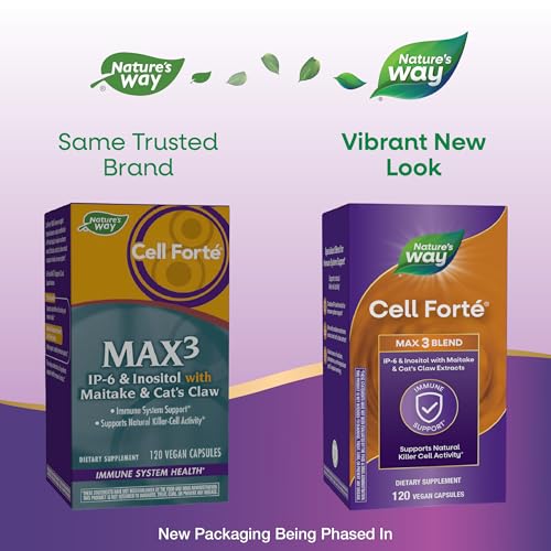 Nature's Way Cell Forte MAX3, IP-6 & Inositol, Immune Support*, 120 ct - image 2