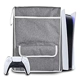 ★ Samtfutter zum Schutz Ihrer PS5: Die robuste PS5-Schale verfügt über ein weiches, dickes Samtfutter, das Vibrationen und Stöße reduzieren und PS5 schützen kann, indem versehentliche Kollisionen und Kratzer verhindert werden. Das Innenfutter und das Innenfutter sind vollständig ausgekleidet, um Ihre Ausrüstung vor Beschädigungen zu schützen und somit einen hervorragenden Gesamtschutz zu bieten. Zwei Taschen, genug für den DualSense-Controller und die Game-Discs.