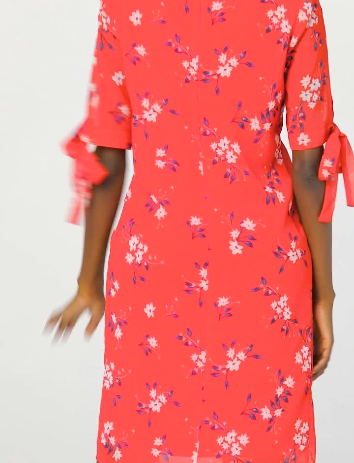 TRUTH-FABLE-Vestito-A-Line-in-Chiffon-Donna