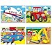 Galt Toys, 4 Puzzles in A Box - Vehicles, for Ages 36