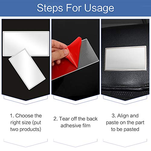 2 Pezzi Specchietto per il Trucco per Auto Visiera...